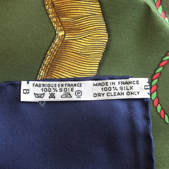 Authentic Hermes Carre 90 Silk Scarf “Les Tambours” - Picture 4 of 5